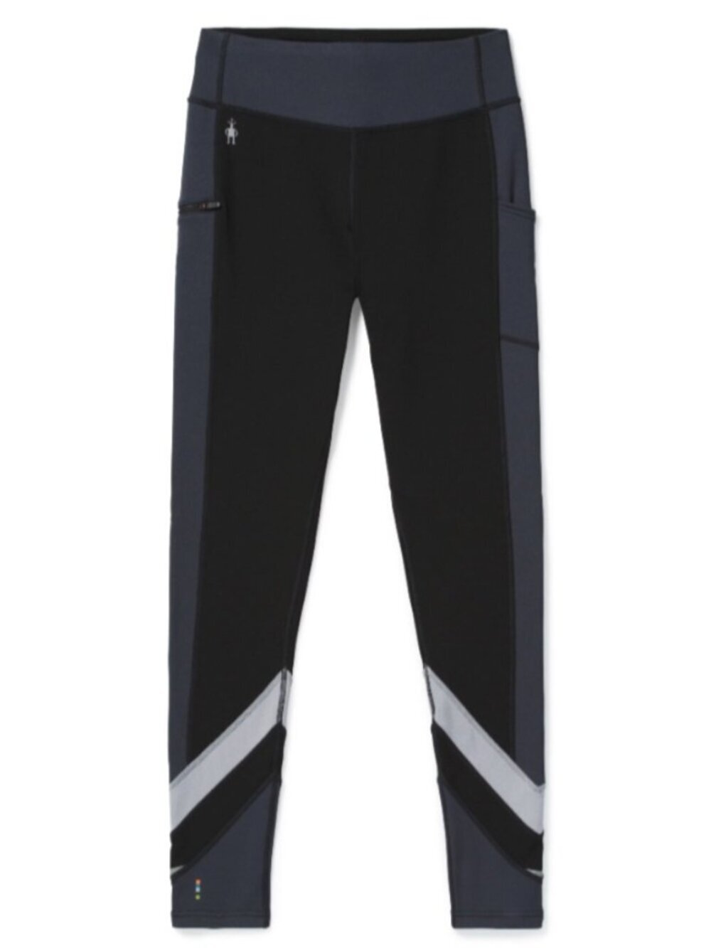 Smartwool Women’s Merino Sport Fleece Colorblock Tights Black size Medium NEW